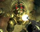 Uma captura de tela do Bioshock Remastered mostrando um jogador lutando contra um Big Daddy (fonte da imagem: SteamDB)