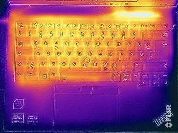 Teste de estresse de temperatura da superfície (parte superior)