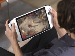 O PC para jogos portátil Abxylute 3D One exibe imagens em 3D graças à tecnologia de exibição da Tencent Games. (Fonte da imagem: Abxylute)