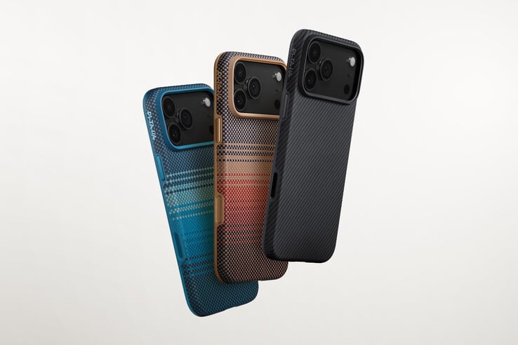 e Aramid UltraGuard Cases para a série iPhone 17. (Fonte: Pitaka)