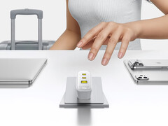 O carregador custa cerca de US$ 14 na China. Na foto: uma imagem promocional mostrando a parte superior do adaptador.