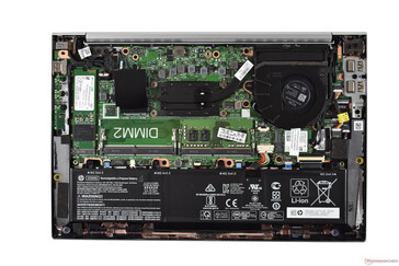 HP EliteBook 835 G7: Vista do interior