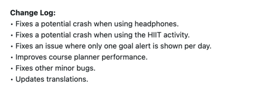 As notas de lançamento do software Garmin versão 16.37