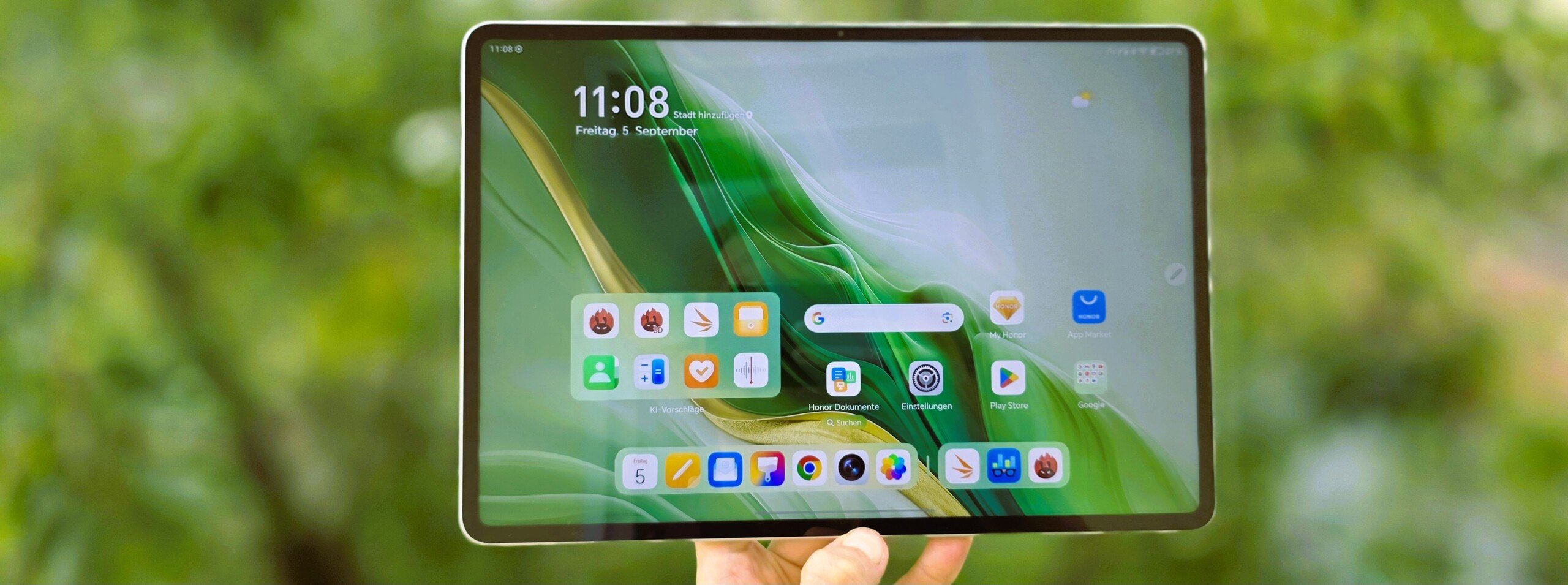 Honor MagicPad3 Tablet em análise. (Fonte da imagem: Marcus Herbrich)