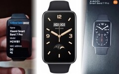 A elegante Xiaomi Smart Band 7 Pro parece estar se preparando para chegar ao palco europeu/global. (Fonte da imagem: Xiaomi & Reddit u/shonazan - editado)