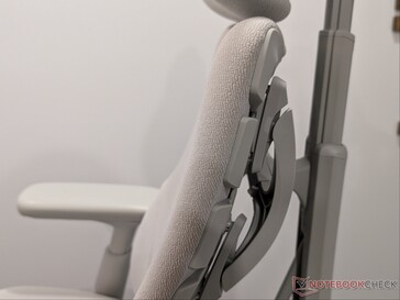 Espessura da almofada do encosto.