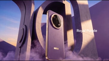 O Honor X9e Pro na cor Roxo Real.