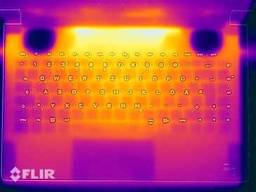 Teste de estresse de temperatura da superfície (topo)