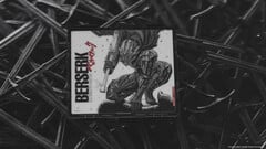 Tapete de rato gaming de vidro Wallhack SP-005 Berserk com Guts na sua Berserker Armour.