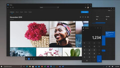 O Windows 10 Cobalt 21H1 provavelmente introduzirá uma revisão visual chamada Sun Valley. (Fonte de imagem: Microsoft)