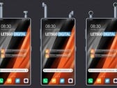 Smartphone Xiaomi com fone de ouvido sem fio integrado. (Fonte de imagem: LetsGoDigital)