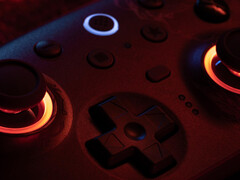 o mais recente lançamento do controle Ultimate 2 da 8BitDo vem em uma única opção de cor adornada com elementos de Wuchang: Fallen Feathers. (Fonte da imagem: 8BitDo)