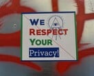 Uma imagem decorativa que diz "respeitamos sua privacidade" (Fonte da imagem: Marija Zaric via Unsplash)