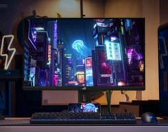 O monitor para jogos Asus ROG Strix XG258QMG (na foto). (Fonte da imagem: Asus)