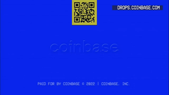 O anúncio do código QR do Super Bowl (imagem: Coinbase/Edited)