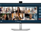O monitor de conferência com hub USB-C Dell Pro P 34 não é barato, mas tem vários recursos.