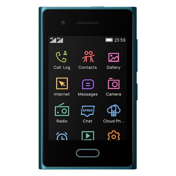 O HMD Touch 4G executa um sistema operacional personalizado chamado RTOS Touch. (Fonte da imagem: HMD)