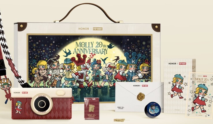A embalagem da caixa do Honor 600 Pro Molly Limited Edition