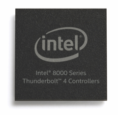 Controlador Thunderbolt 4 da série 8000 da Intel. (Fonte: Intel)