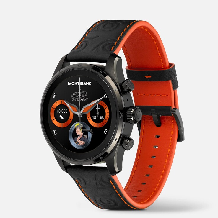 A Montblanc Summit 3 Smartwatch x Naruto. (Fonte da imagem: Montblanc)