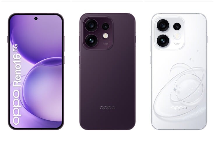 O OPPO Reno 16 normal.