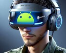 A Meta pretende posicionar seus fones de ouvido Quest como a alternativa 'Android' ao Vision Pro. (Imagem: Dall-E 3)