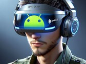 A Meta pretende posicionar seus fones de ouvido Quest como a alternativa 'Android' ao Vision Pro. (Imagem: Dall-E 3)