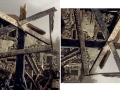 Supostas referências a Resident Evil 9 no vídeo de tributo ao remake de Resident Evil 4. (Fonte da imagem: PVCFork3 on X)