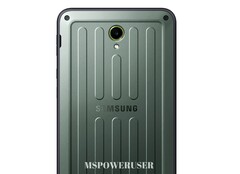O Samsung Galaxy Tab Active5 vem em um chassi compacto e particularmente robusto. (Imagem: MSPowerUser)