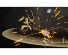 Uma captura de tela do jogo Metro Gravity, mostrando o combate baseado em ritmo. (Fonte da imagem: Steam)