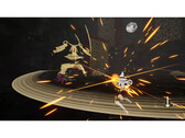 Uma captura de tela do jogo Metro Gravity, mostrando o combate baseado em ritmo. (Fonte da imagem: Steam)