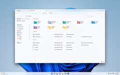 O Windows 11 em breve suportará um File Explorer com abas, tendo já recebido um redesenho. (Fonte da imagem: Microsoft)
