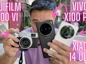 O senhor Ben's Gadget Reviews mostra imagens comparativas de uma Fujifilm X100VI com a Vivo X100 Pro e os smartphones com câmera principal Xiaomi 14 Ultra.
