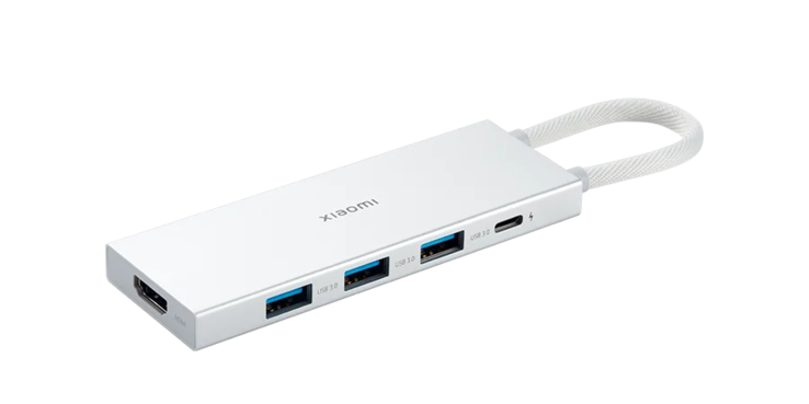 O hub Type-C 5 em 1 da Xiaomi. (Fonte da imagem: Xiaomi)