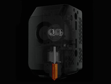 A impressora usa um bocal de aço endurecido para minimizar o desgaste (Fonte da imagem: Anycubic)