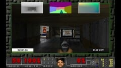 Uma comparação lado a lado de Doom com e sem DLSS 5 implementado