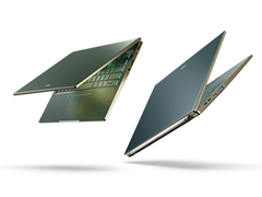 O Acer Swift SF514-56T apresenta um novo design, entre outras mudanças. (Fonte de imagem: Acer)