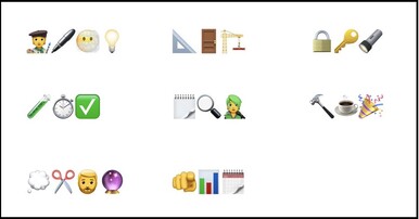 Emoji "pistas". (Fonte da imagem: @ParkerOrtolani)