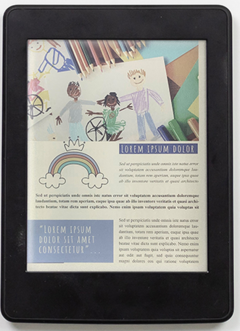 Os novos displays coloridos Kaleido Plus da E Ink aumentam a saturação e o brilho das cores. (Imagem via Tinta E)