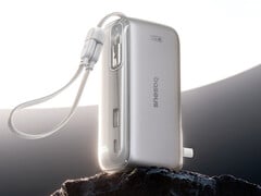 O SuperCharge Pro 3 em 1 vem com dois cabos: um integrado e outro removível. Na foto: uma imagem promocional do banco de potência.