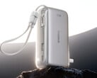O SuperCharge Pro 3 em 1 vem com dois cabos: um integrado e outro removível. Na foto: uma imagem promocional do banco de potência.