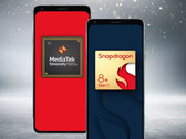 O Dimensity 9000+ e o Snapdragon 8 Plus Gen 1 parecem combinar um com o outro no Geekbench. (Fonte da imagem: Qualcomm - editado)