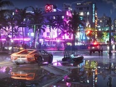 Captura de tela de GTA 6 mostrando a vida noturna de Vice City