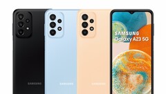 O Galaxy A23 5G. (Fonte: Samsung)