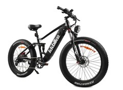 A KKBike K26 S é uma bicicleta gorda elétrica com suspensão total e um preço relativamente acessível (Imagem: KKBike)