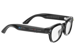 Os Rogbid Smart Glasses (foto) vêm com um flash LED dedicado para fotos rápidas e gravações de vídeo curtas. (Fonte da imagem: Rogbid)