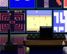 Uma imagem do console Atari 2600 e do joystick CX40 em ação (fonte da imagem: Atari)