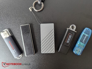 Não se destaca de forma estranha, mesmo com pen drives USB