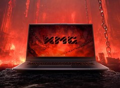 Construído sobre o mesmo chassi do Focus 17 baseado em Intel, o Apex 17 mostra o que a combinação AMD + Nvidia pode fazer. (Fonte da imagem: XMG)