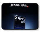 Espera-se que o Xiaomi 18 Fold seja um smartphone dobrável de tela ampla. Na foto: uma imagem renderizada editada do aparelho que vazou.